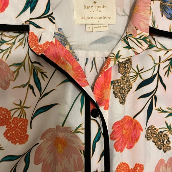 KATE SPADE Floral Blossom Fluid shirt dress - Picture 2 of 5